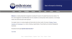 Desktop Screenshot of milestonenyc.com