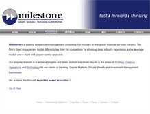 Tablet Screenshot of milestonenyc.com